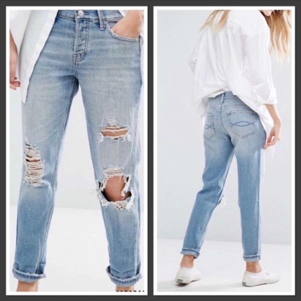 Abercrombie & Fitch Boyfriend Straight Jeans Size 6